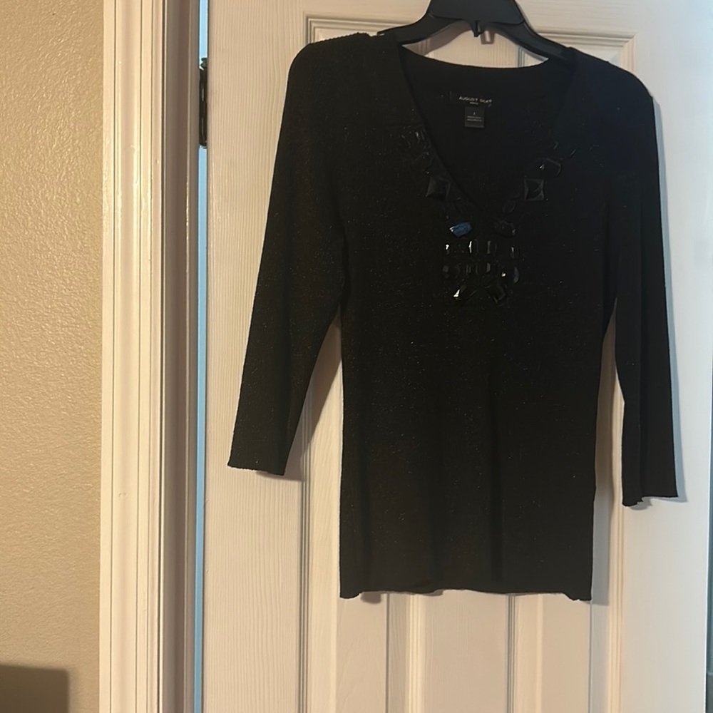 August Silk dressy top